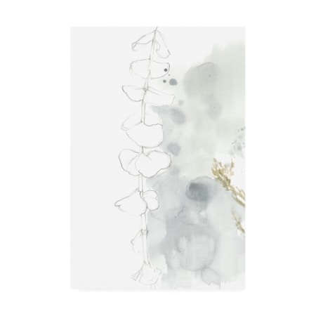 Jennifer Goldberger 'Wildflower Triptych I' Canvas Art,12x19